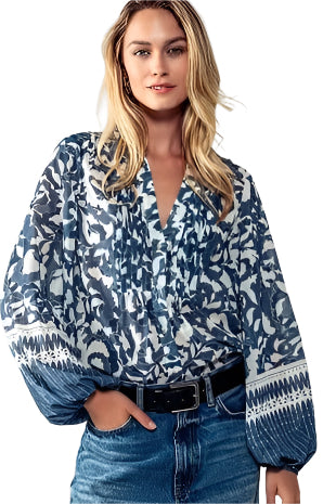 Walk the Talk Top Blue